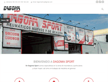 Tablet Screenshot of dagomasport.com